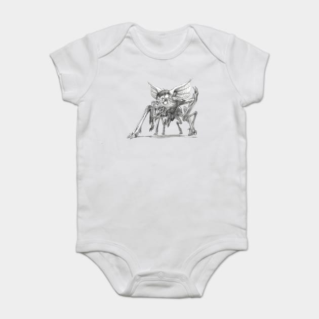 The Balinese Screaming Spiderbat Baby Bodysuit by gregorytitus